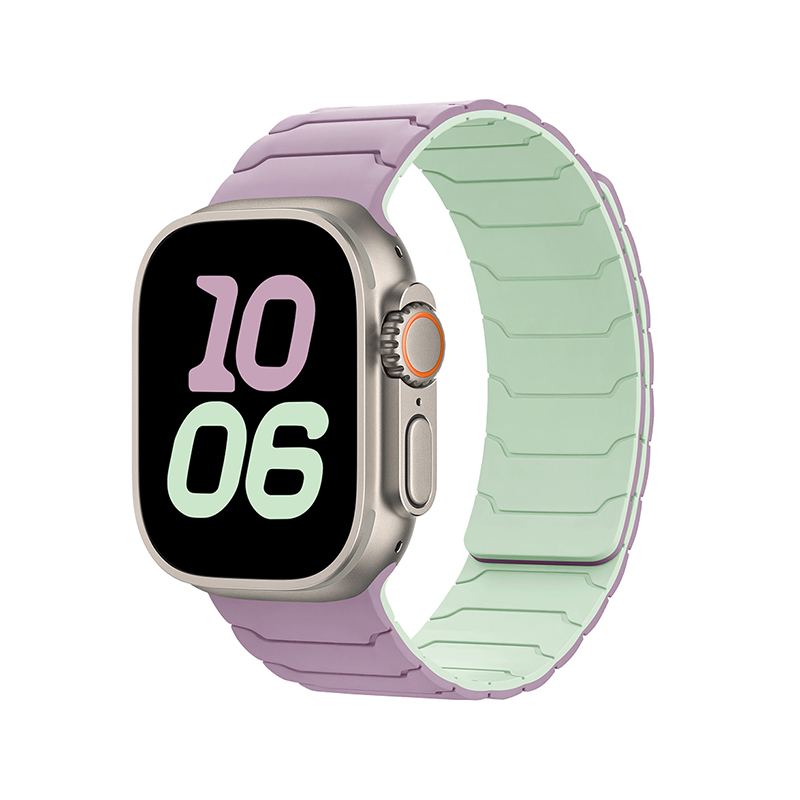 Silicone Magnetic Watch Strap iWatch. Armor Hero Silicone Magnetic Suction (Sixth Generation)