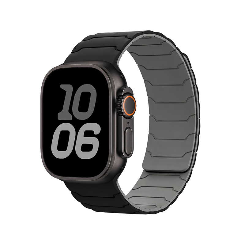 Silicone Magnetic Watch Strap iWatch. Armor Hero Silicone Magnetic Suction (Sixth Generation)