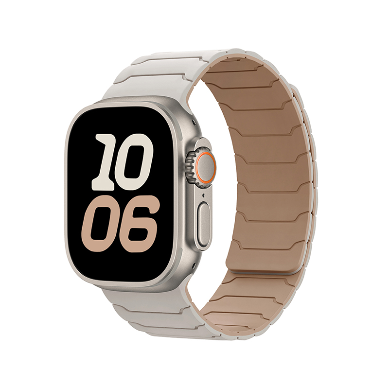 Silicone Magnetic Watch Strap iWatch. Armor Hero Silicone Magnetic Suction (Sixth Generation)