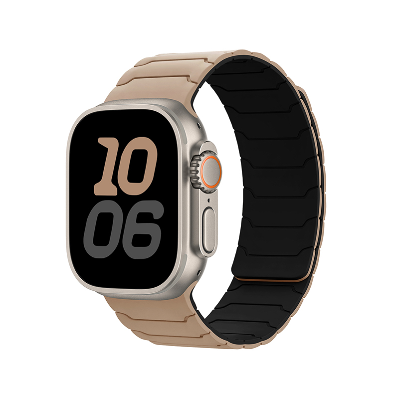 Silicone Magnetic Watch Strap iWatch. Armor Hero Silicone Magnetic Suction (Sixth Generation)