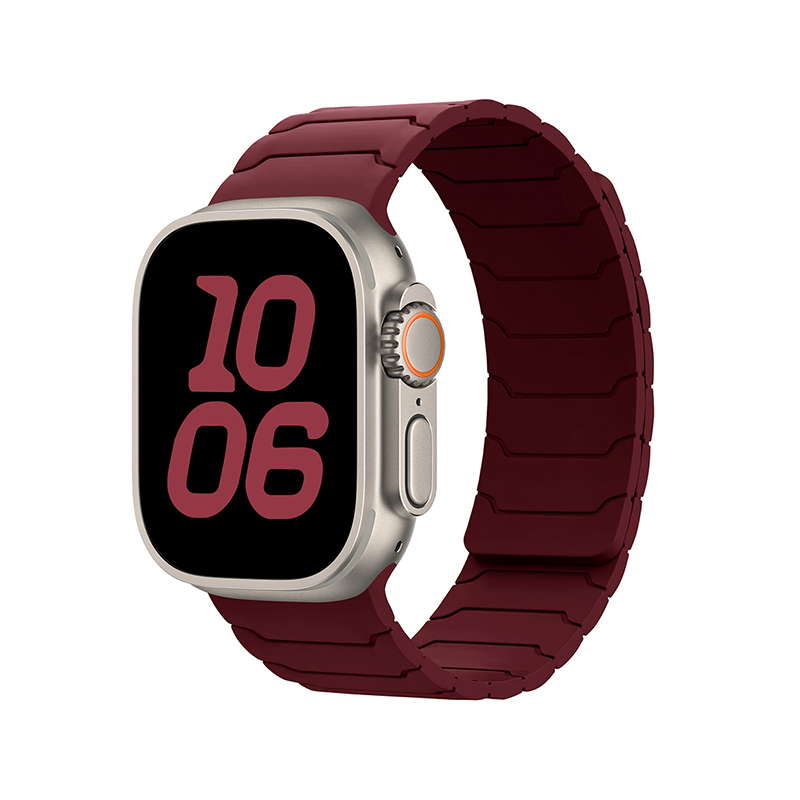 Silicone Magnetic Watch Strap iWatch. Armor Hero Silicone Magnetic Suction (Sixth Generation)