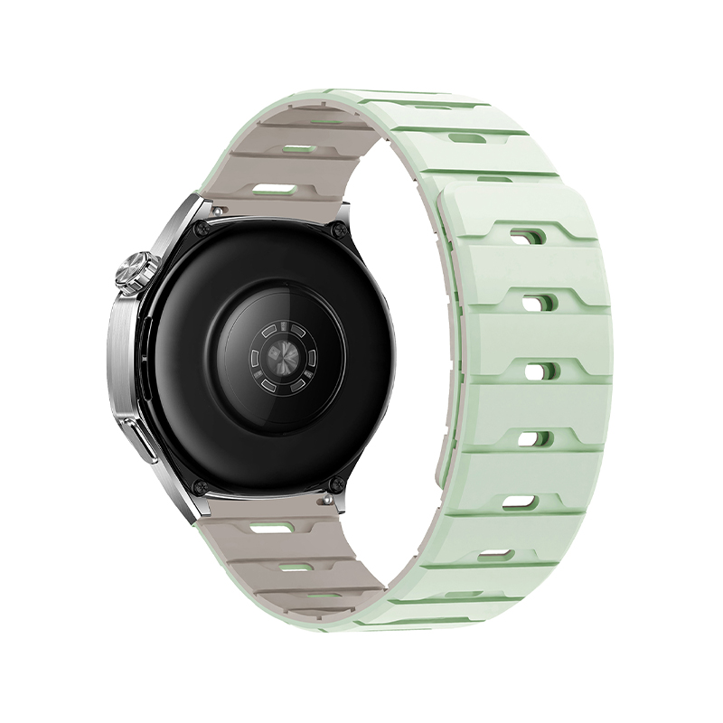Silicone Magnetic Watch Strap 18.20.22 Flat Head Dragon Scale Silicone Magnetic Watch Strap