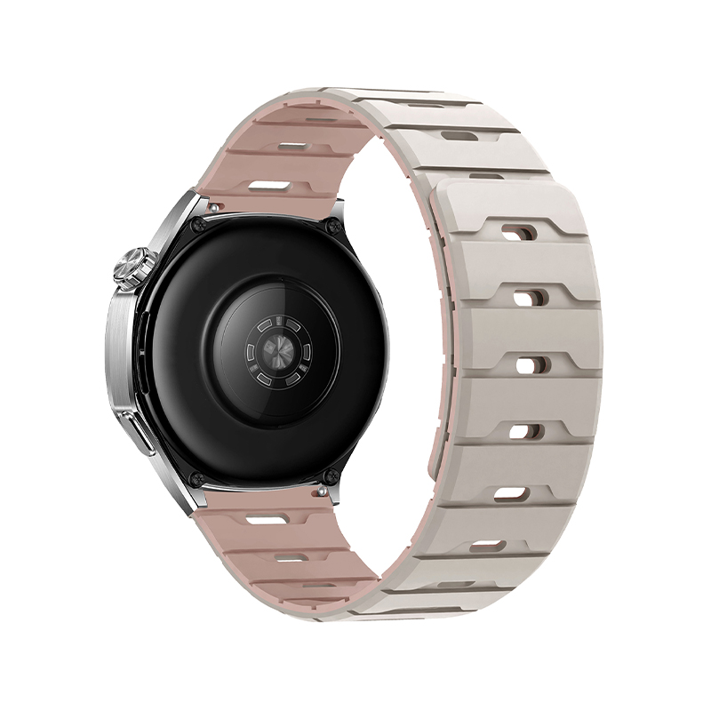 Silicone Magnetic Watch Strap 18.20.22 Flat Head Dragon Scale Silicone Magnetic Watch Strap