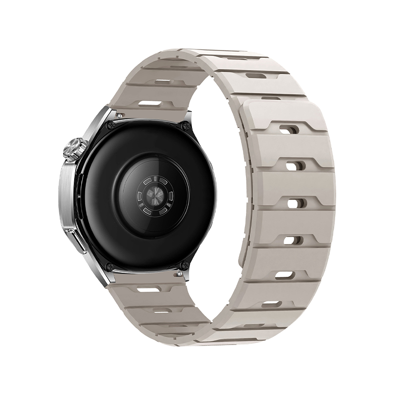 Silicone Magnetic Watch Strap 18.20.22 Flat Head Dragon Scale Silicone Magnetic Watch Strap