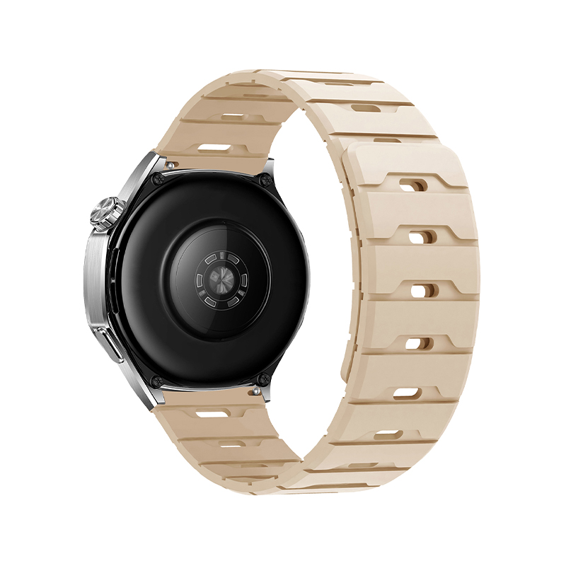 Silicone Magnetic Watch Strap 18.20.22 Flat Head Dragon Scale Silicone Magnetic Watch Strap