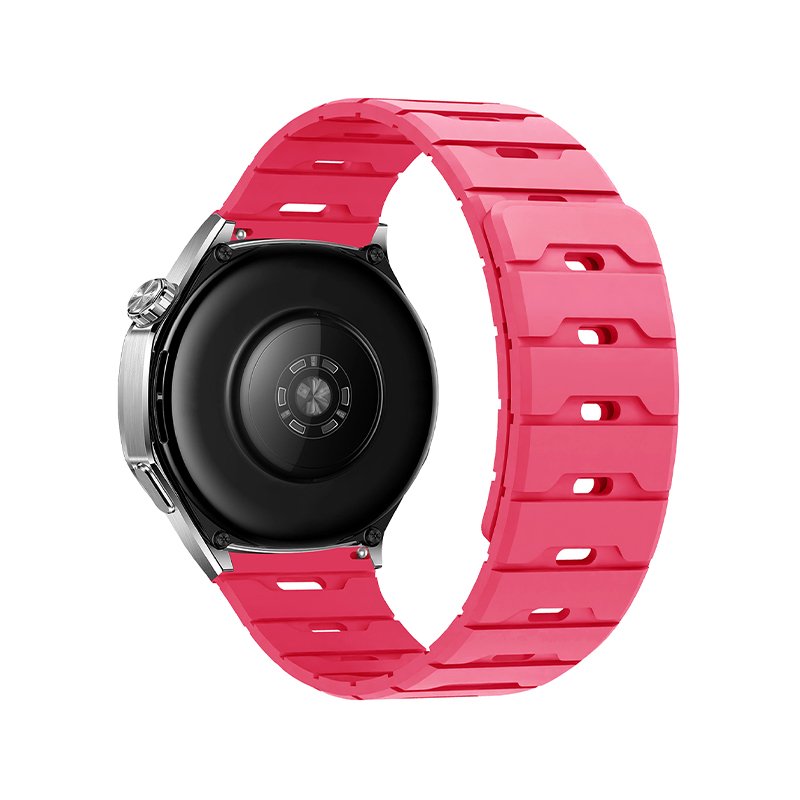 Silicone Magnetic Watch Strap 18.20.22 Flat Head Dragon Scale Silicone Magnetic Watch Strap