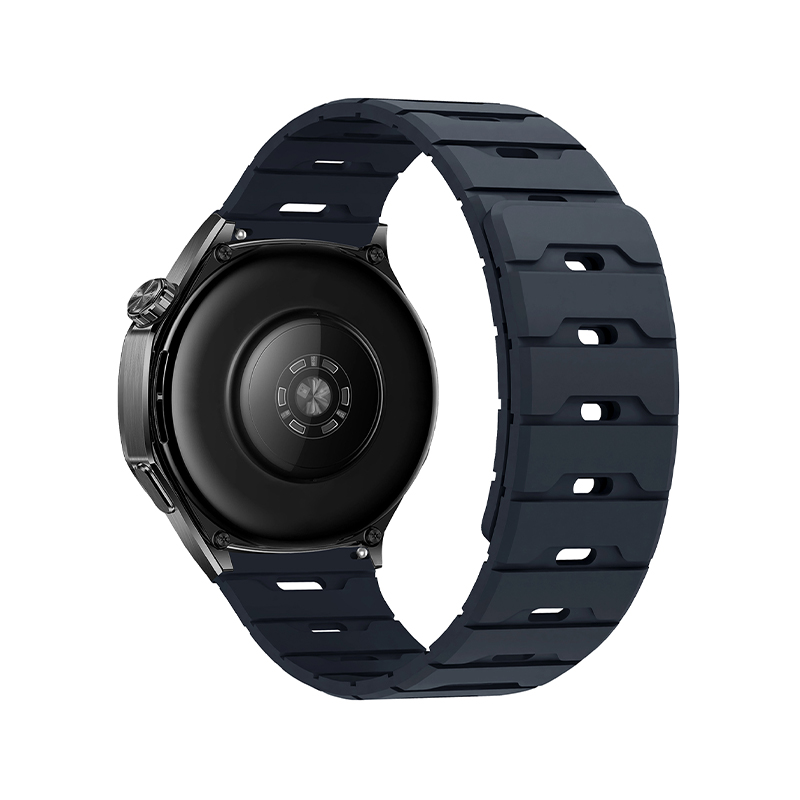 Silicone Magnetic Watch Strap 18.20.22 Flat Head Dragon Scale Silicone Magnetic Watch Strap